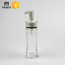 100ml empty glass lotion bottles with lotion dispenser pump